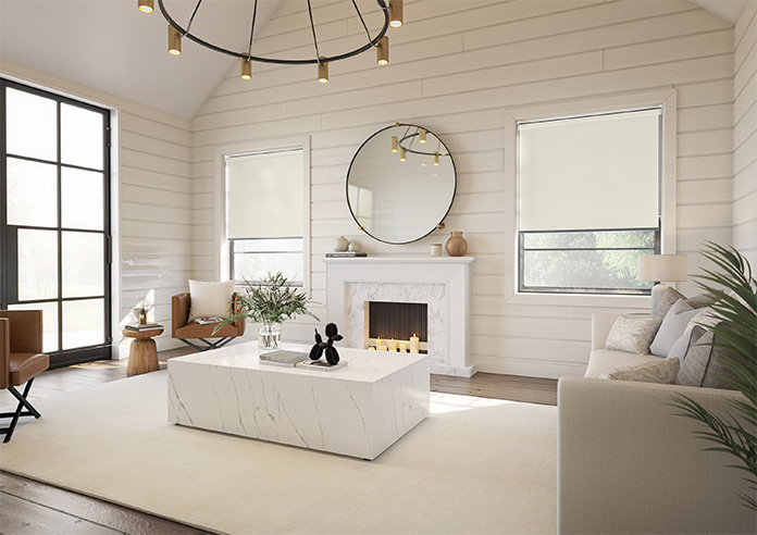 Levant (FR Blackout), Light Cream - Roller Blind - Image 7